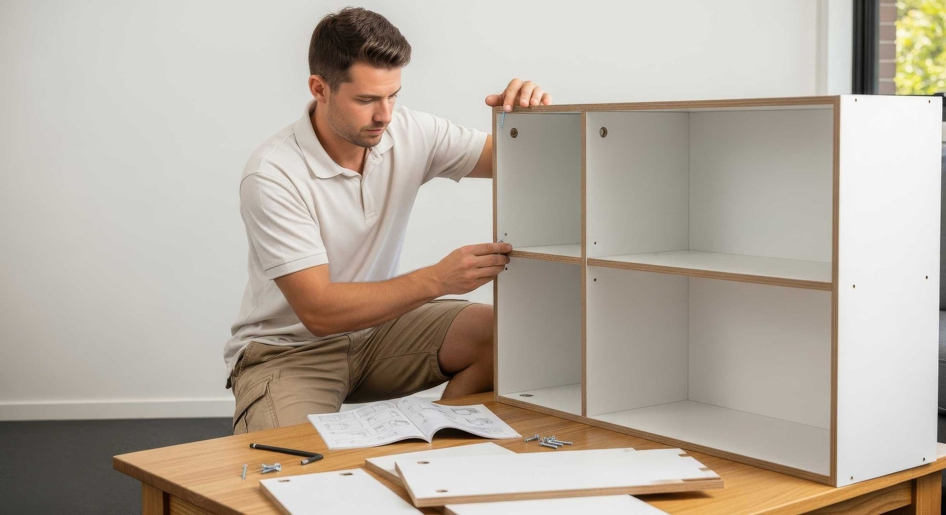 Bookcase Flat Pack Build Hervey Bay