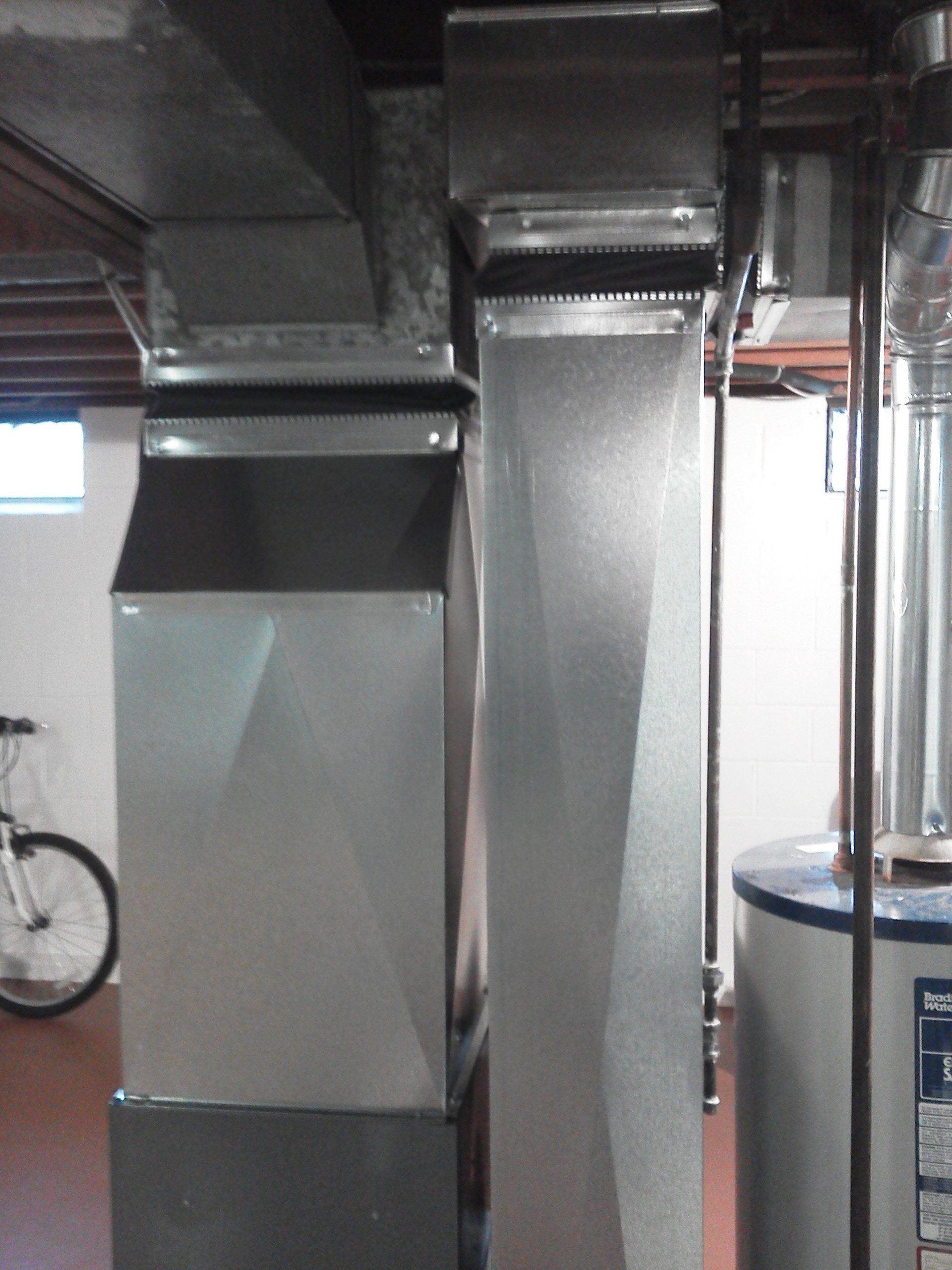 Installed silver duct work in Albany, NY