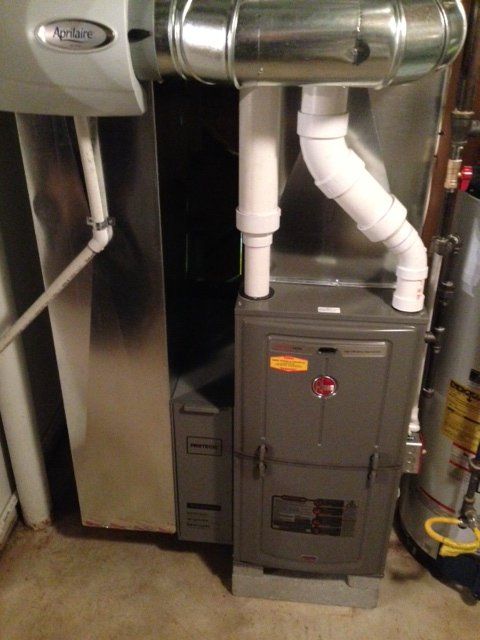 New Aprilaire heating unit in Albany, NY