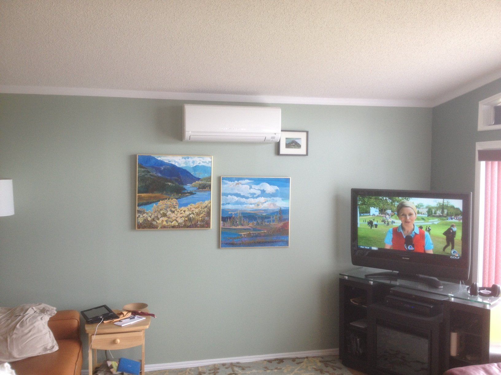 Newly installed ventless air conditioning unit in Albany, NY