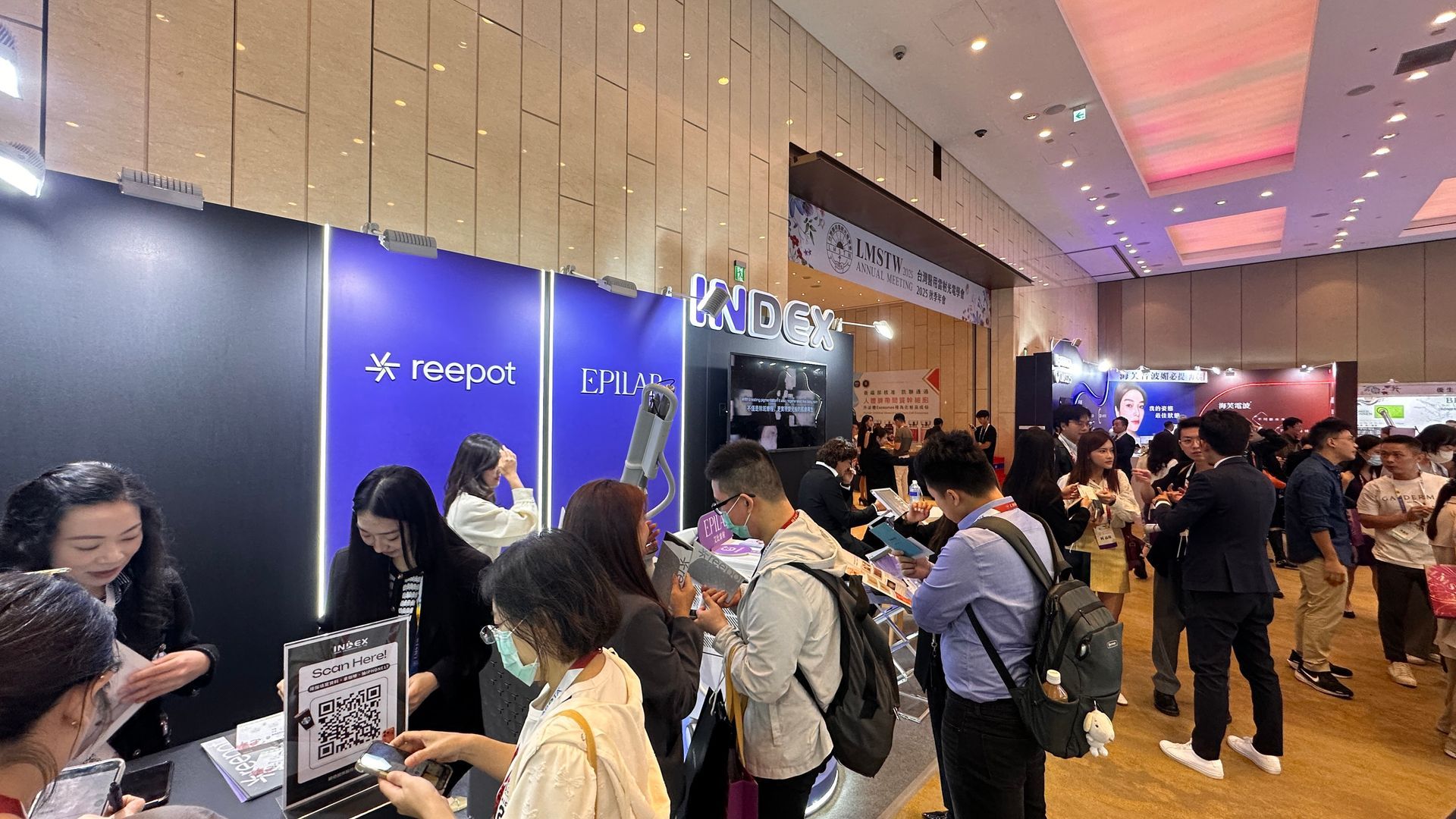 台灣醫用雷射光電學會2025穎德國際ReepotAI時光雷射AI除斑EPLAB德國鈦提升艾比雷射除毛