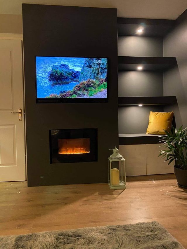 Bespoke Feature Walls Fire Place, Electric Fireplace Feature Wall Ideas