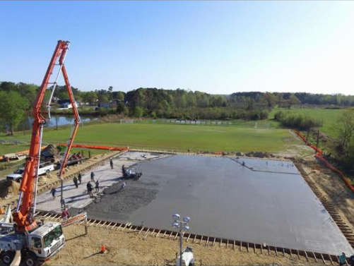 Staining Concrete — Field Construction in Virginia Beach, VA