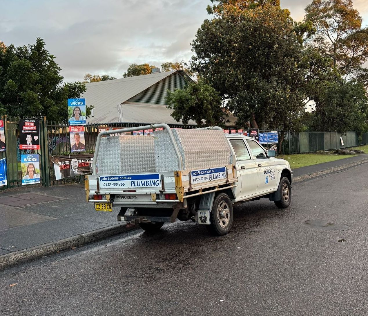 business car parked on the street — Jobs2BDone in Woy Woy, NSW