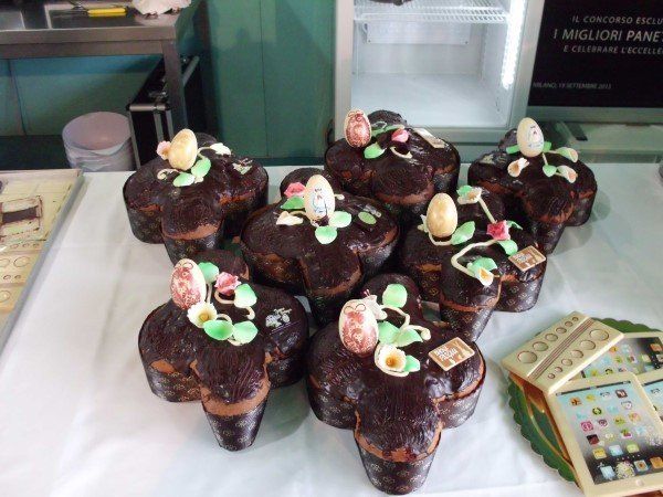 Colombe ricoperte di cioccolato