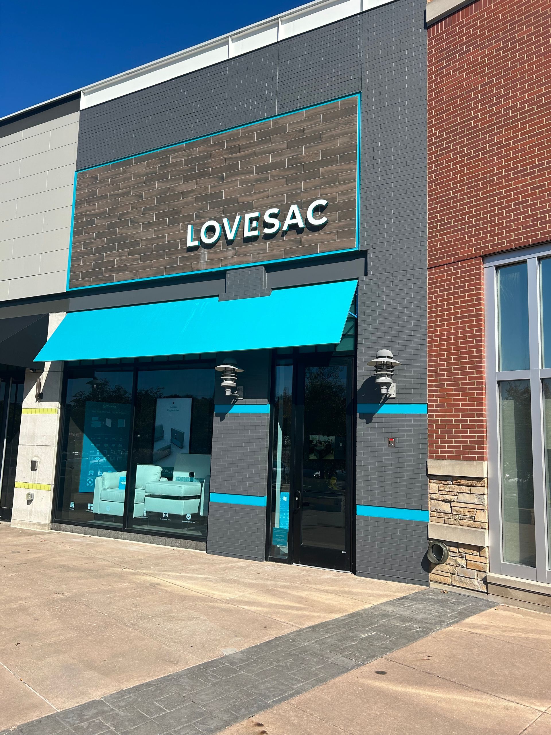 Commercial exterior painting project at Summit Mall in Fairlawn Ohio by Inspired Services & Painting