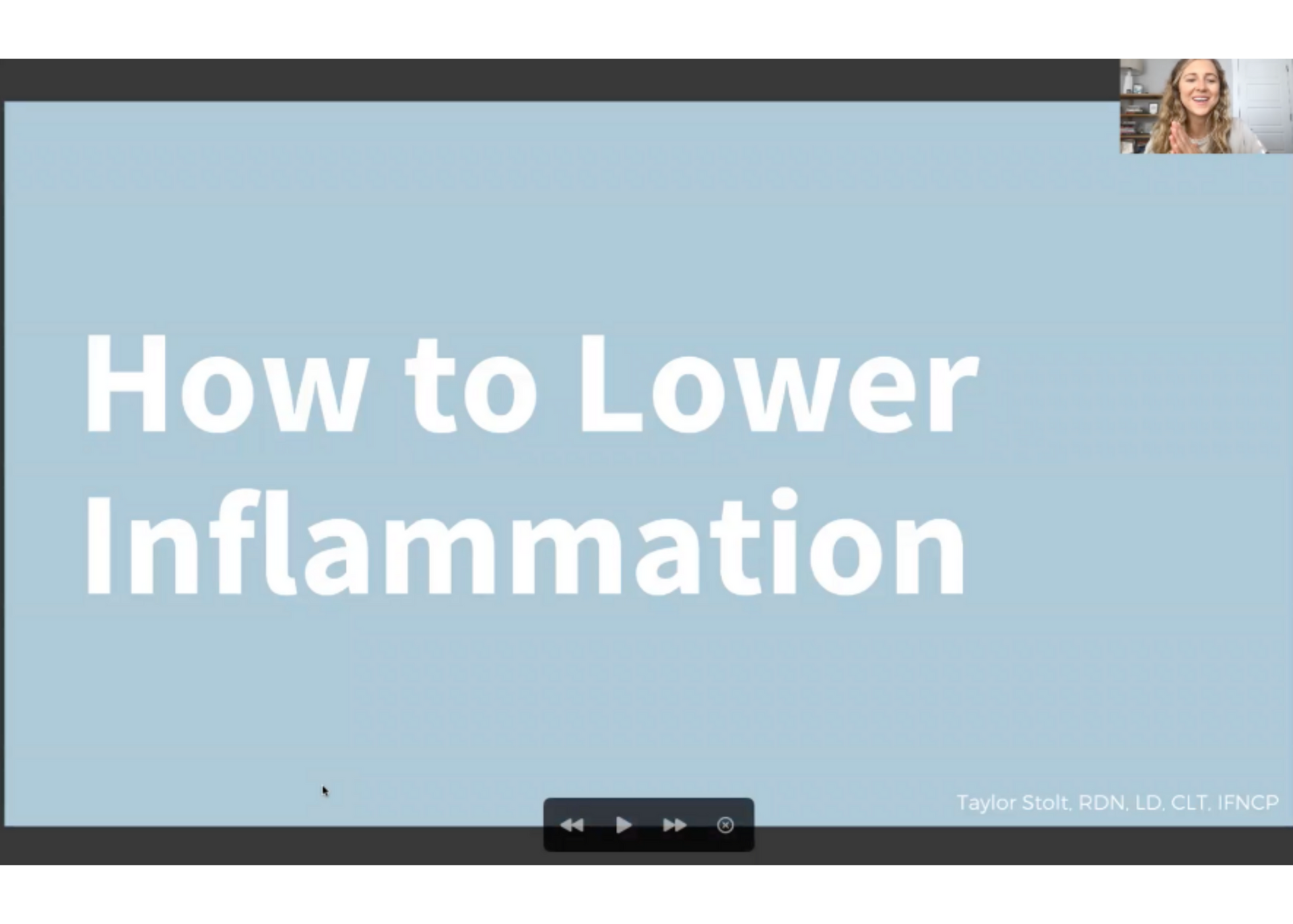 video lessons on demand rebalance hormones