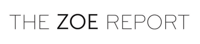 a black and white logo for the zoe report