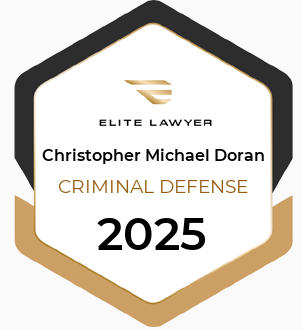 Elite Lawyer Christopher Michael Doran Criminal Defense 2025 badge