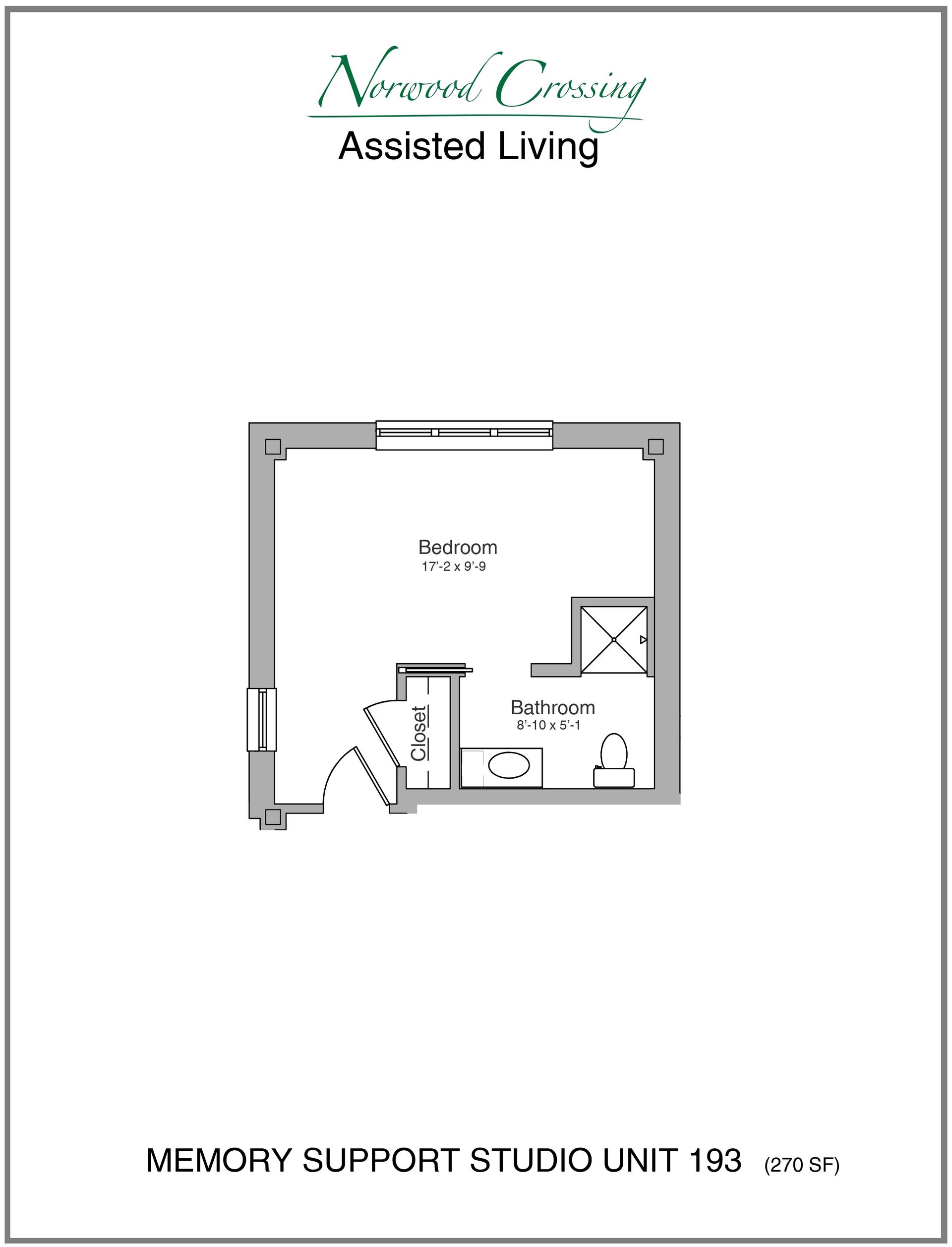 memory support floorplan norwood crossing