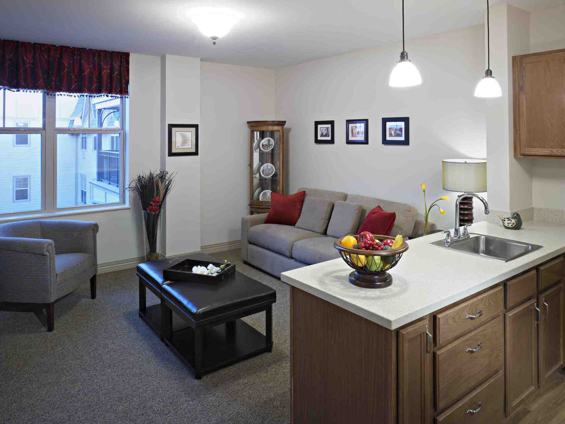 norwood crossing interior senior apartment
