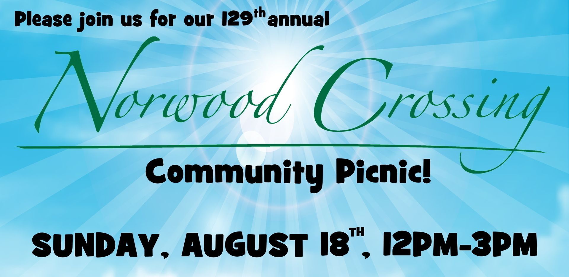 norwood crossing community picnic