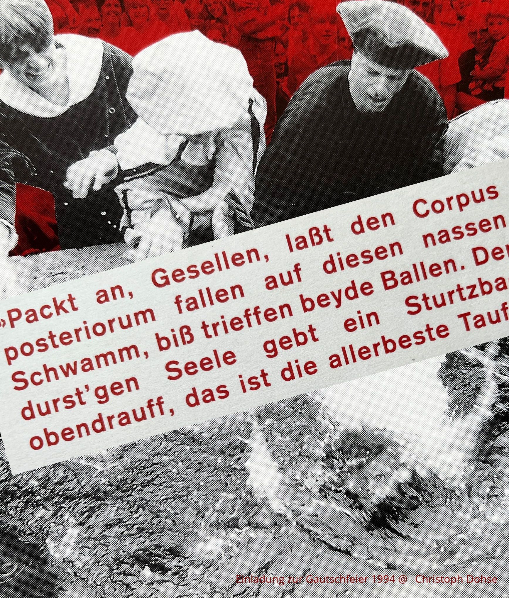 Tradition Gautschfeier