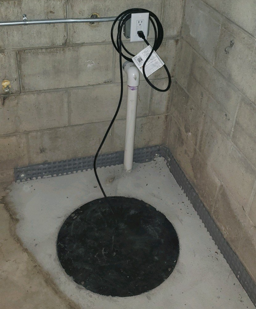 Drain Tile With Electrical Wire — Lino Lakes, MN — Rite-Way Waterproofing