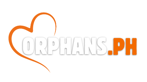 Orange heart graphic with the text 