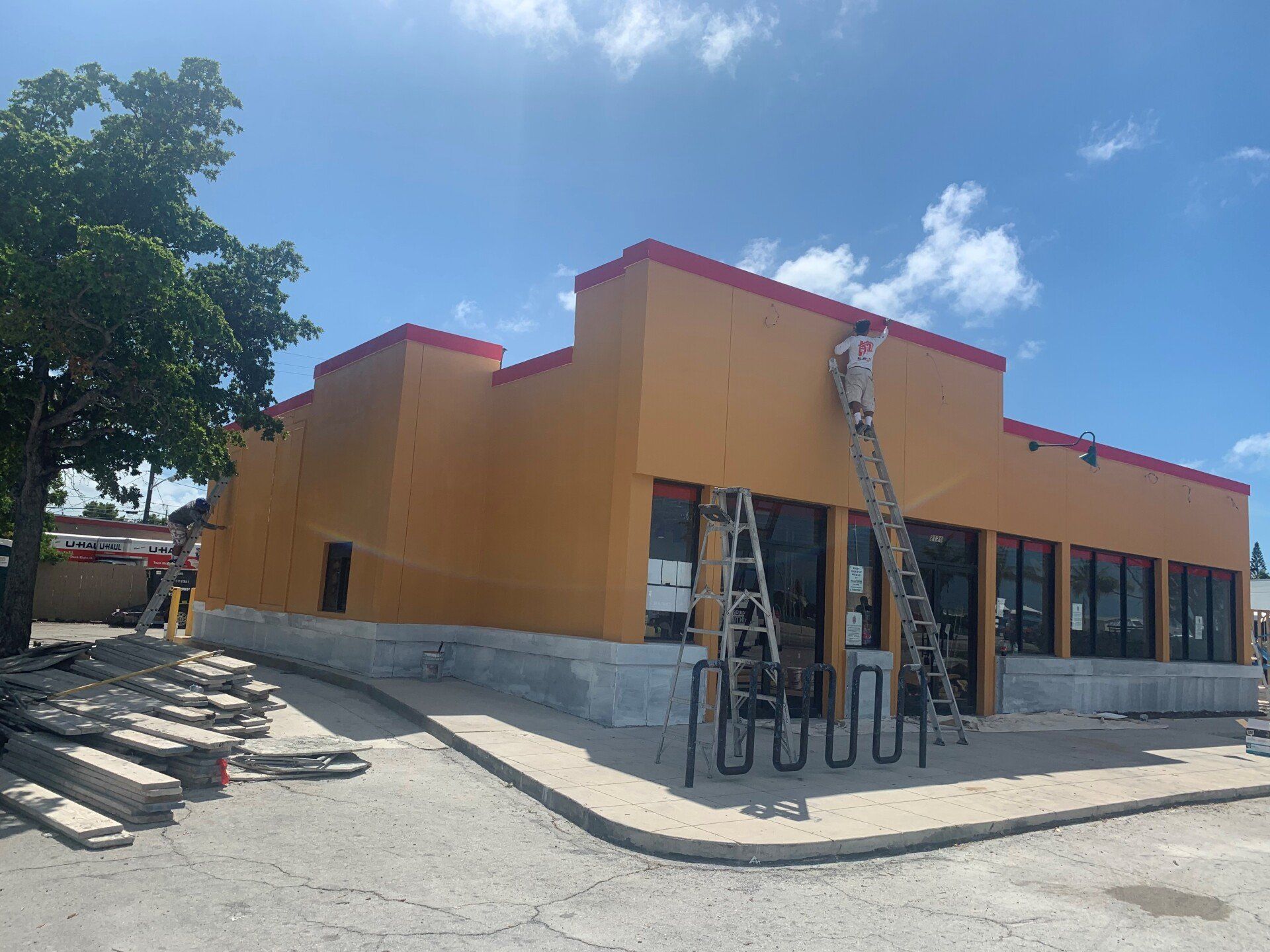 Painting Popeyes Chicken — Stock Island, FL — Key West Home Improvement and Painting