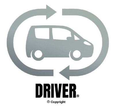 A logo for TSB Shuttles with a van and two arrows