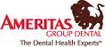 Logo for Ameritas Group Dental featuring a brown buffalo and red text.