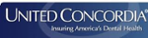 United Concordia Dental logo on a blue background.