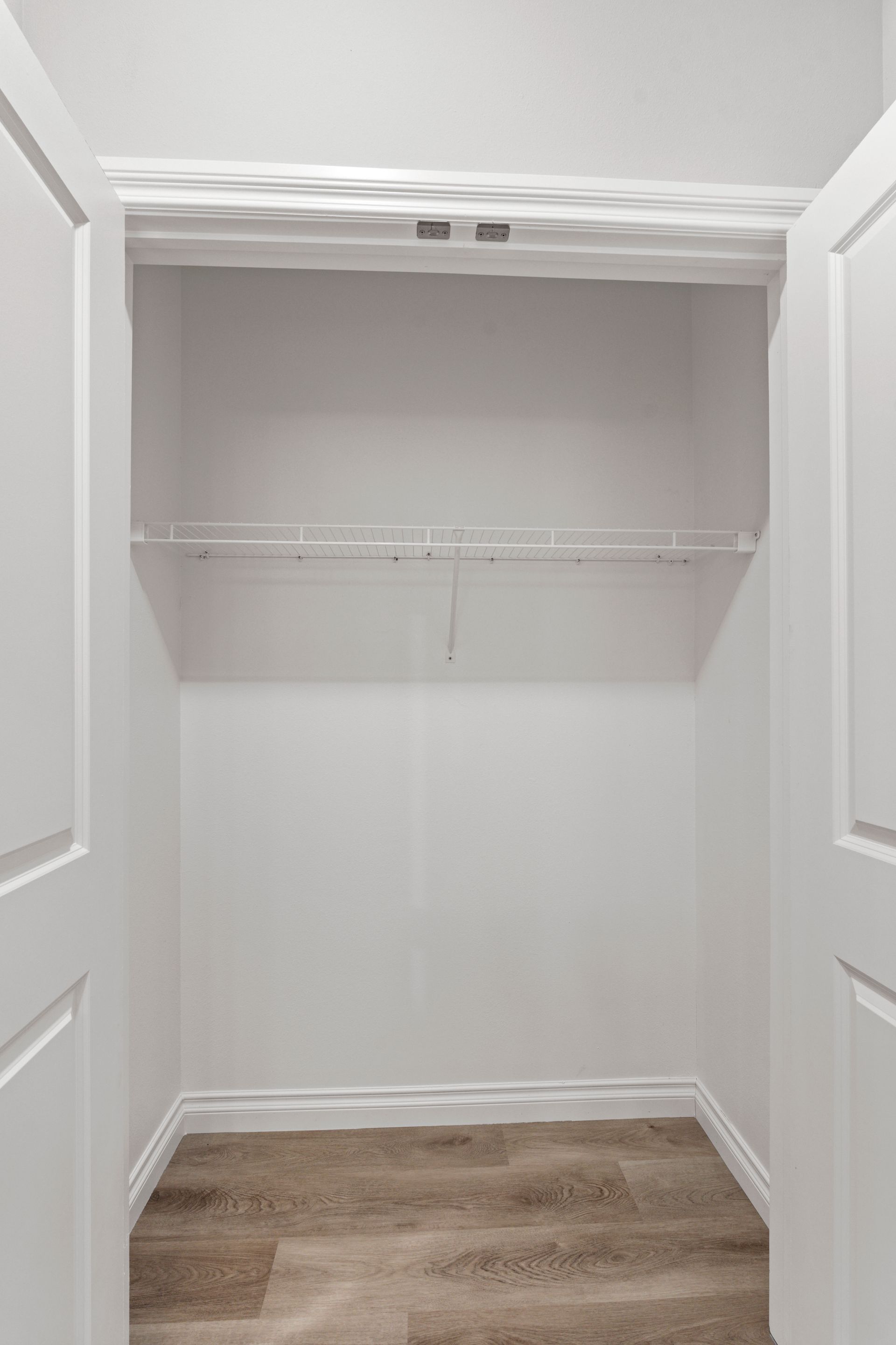 Photo of a two-door closet