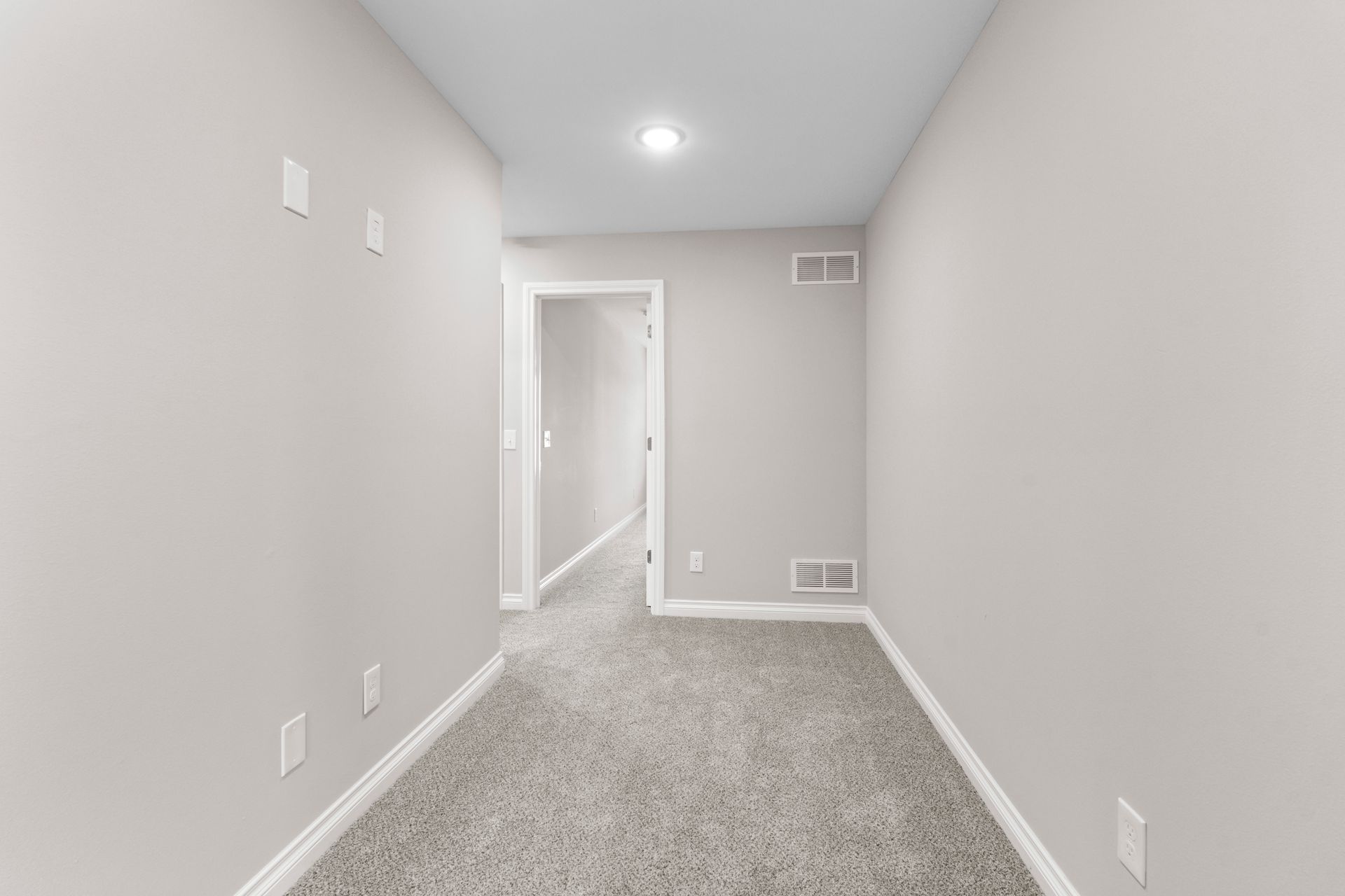 Photo of a wide hallway