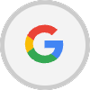 A google logo in a white circle on a white background.