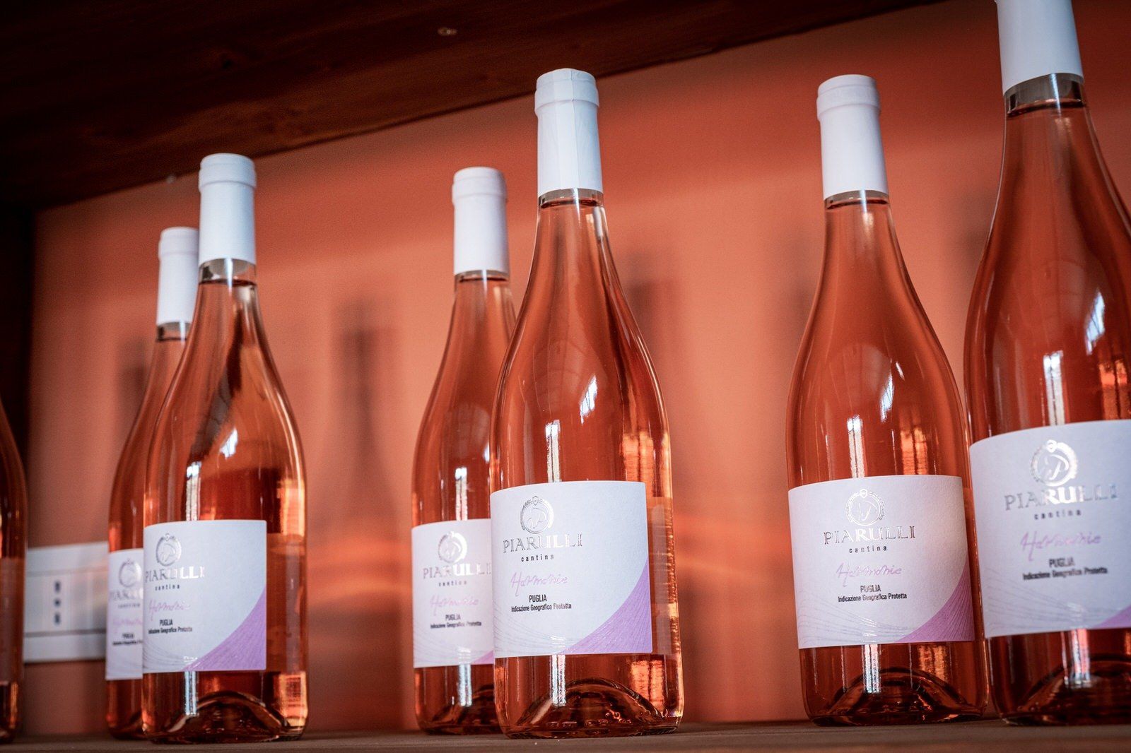 Bottiglie di vino Piarulli
