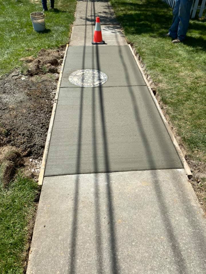 Walkway Around House Backyard — Northwood, OH — D & D Paving Inc.
