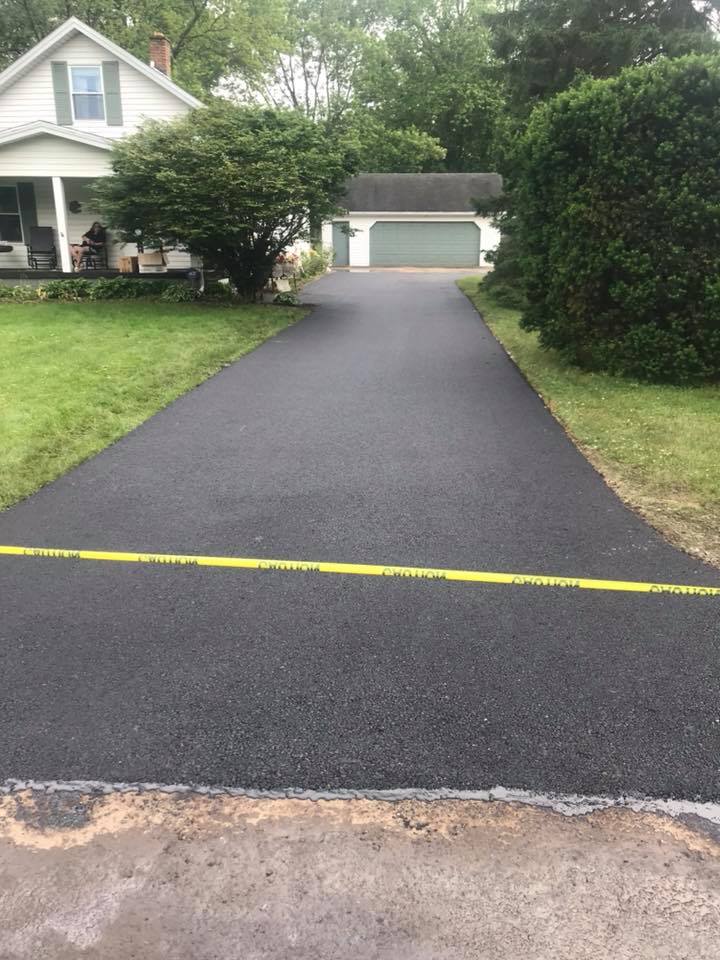 House Walkway And Asphalt Installed — Northwood, OH — D & D Paving Inc.