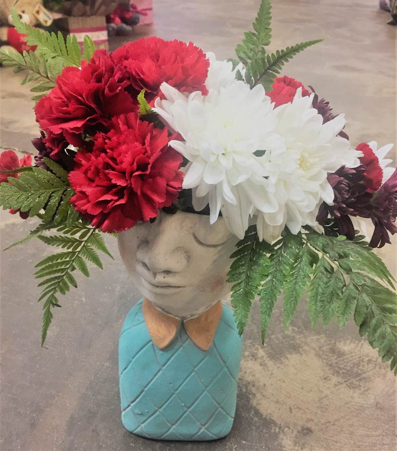 Flowers in Art Vase — Gifts And Flowers In Blackwater, QLD