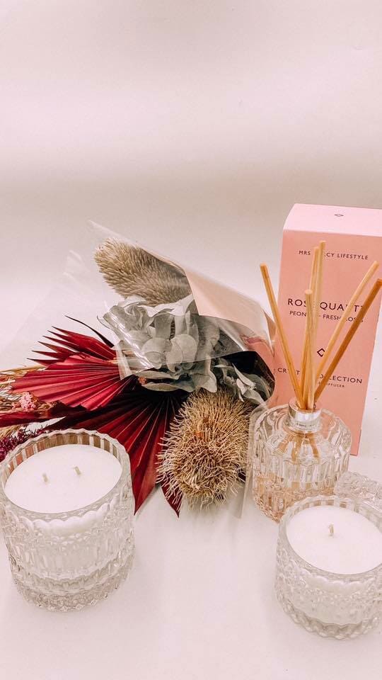 White Scented Candle — Gifts And Flowers In Blackwater, QLD