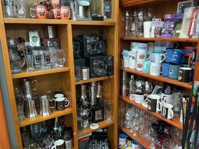 Mugs And Cups On Display — Gifts And Flowers In Blackwater, QLD