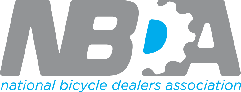 The logo for the national bicycle dealers association