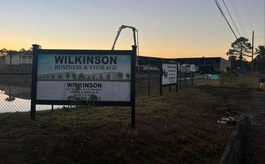 wilkinson business & storage sign