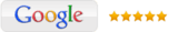 A google logo with four stars next to it