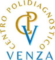 Logo del Centro Polidiagnostico Venza, con le iniziali 