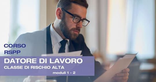 Man in suit and glasses studying papers; text overlay: