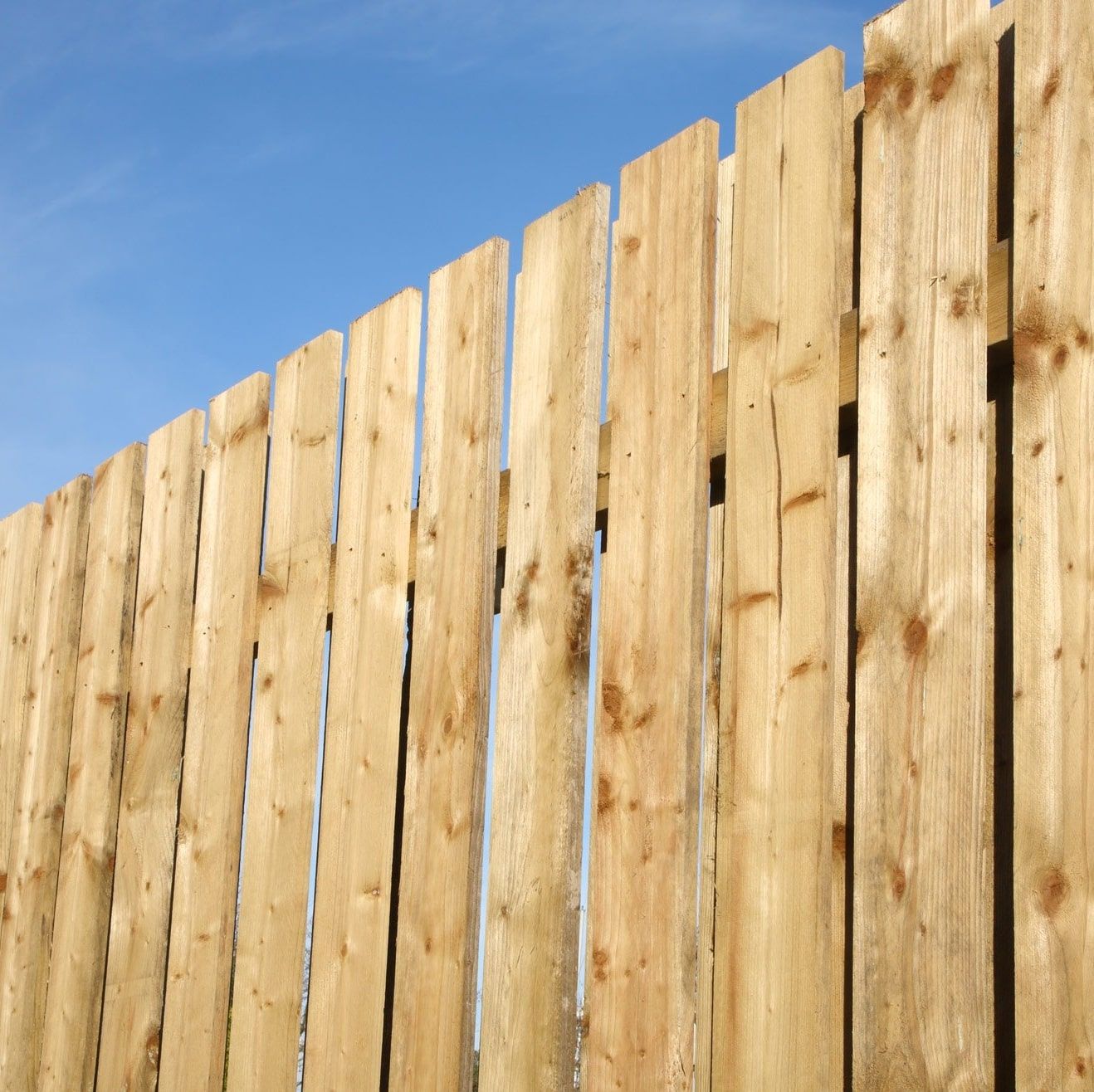 Wood Fence — JR Flores Landscape Services in Highlands, TX