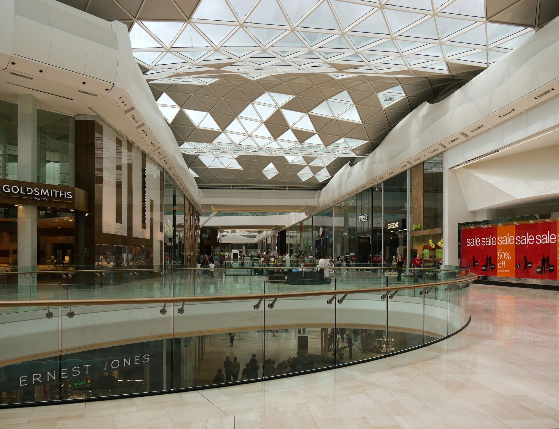 An empty mall