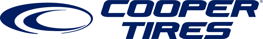 Cooper Tires logo on a blue and white gradient background. | Dave's Automotive LLC
