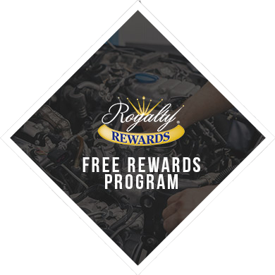 Royalty Rewards logo with the text