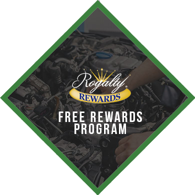 Green diamond with text