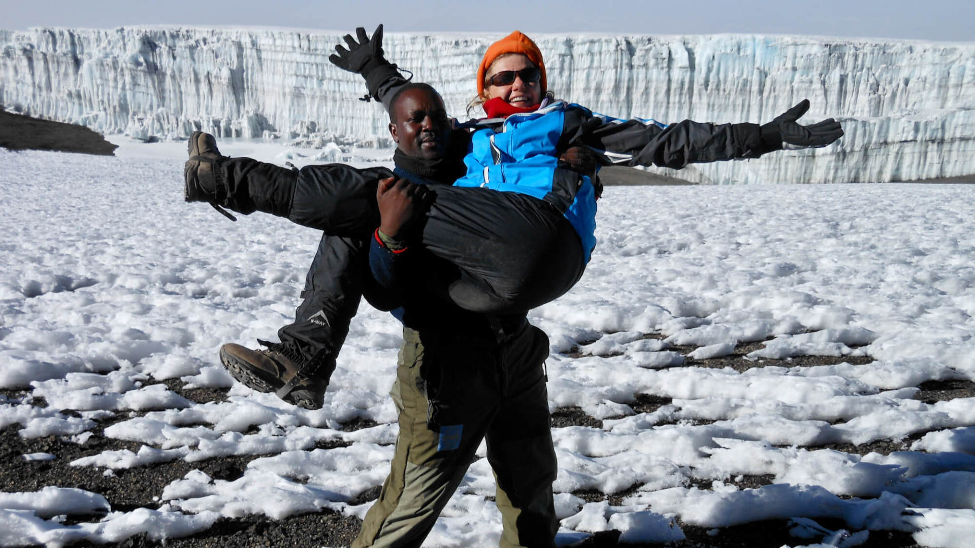 In Front of Southern Ice Fields Machame Route Kilimanjaro - eXplore Plus Travel and Tours