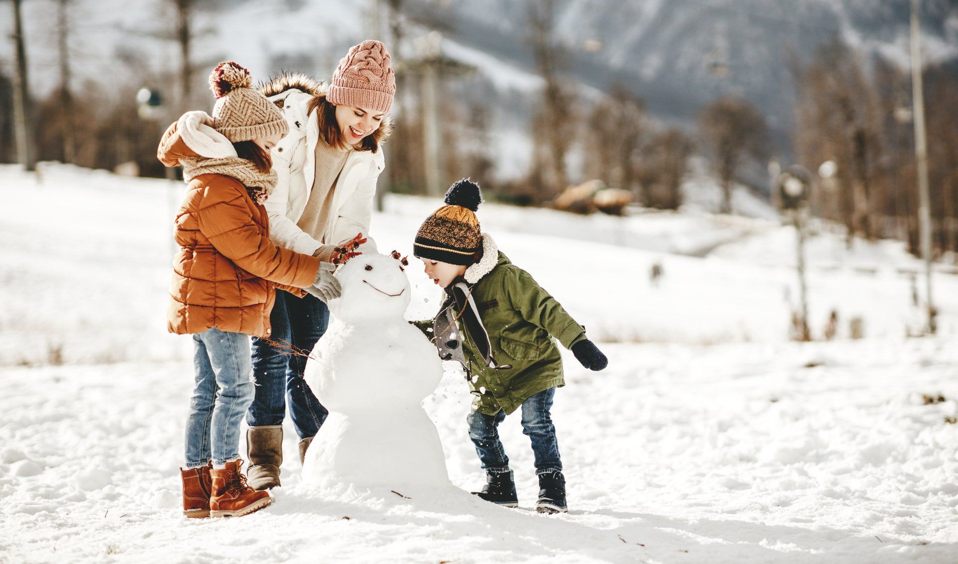 Familie Winterurlaub