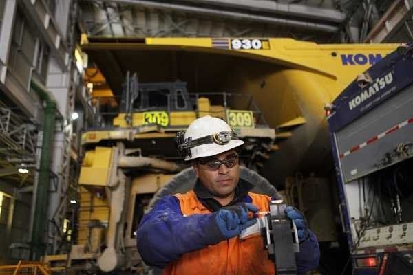 Man on an industrial job site