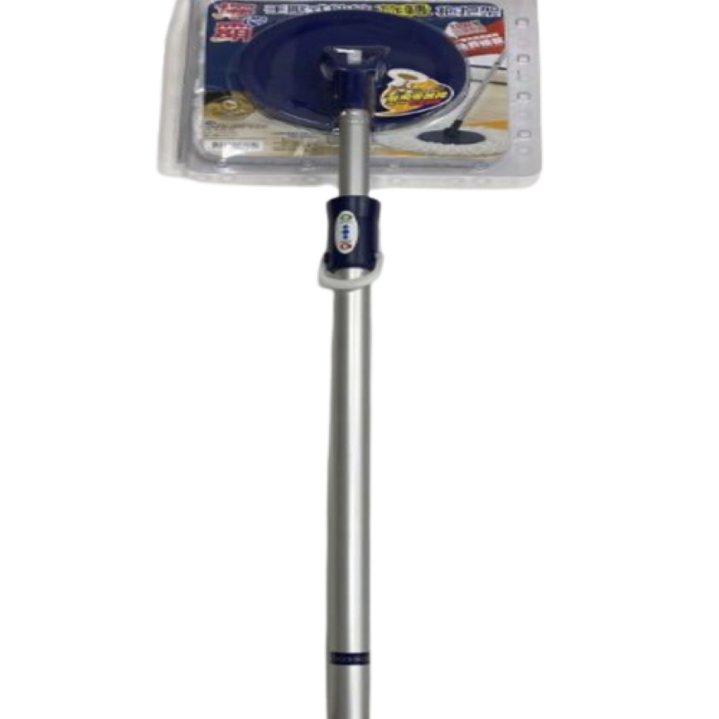 拖霸 手壓式伸縮旋轉拖把架 (含布拖）