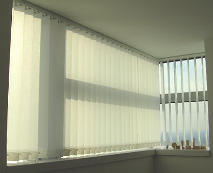 Vertical Corner Blinds — Yarrambat, VIC — Eltham Discount Blinds
