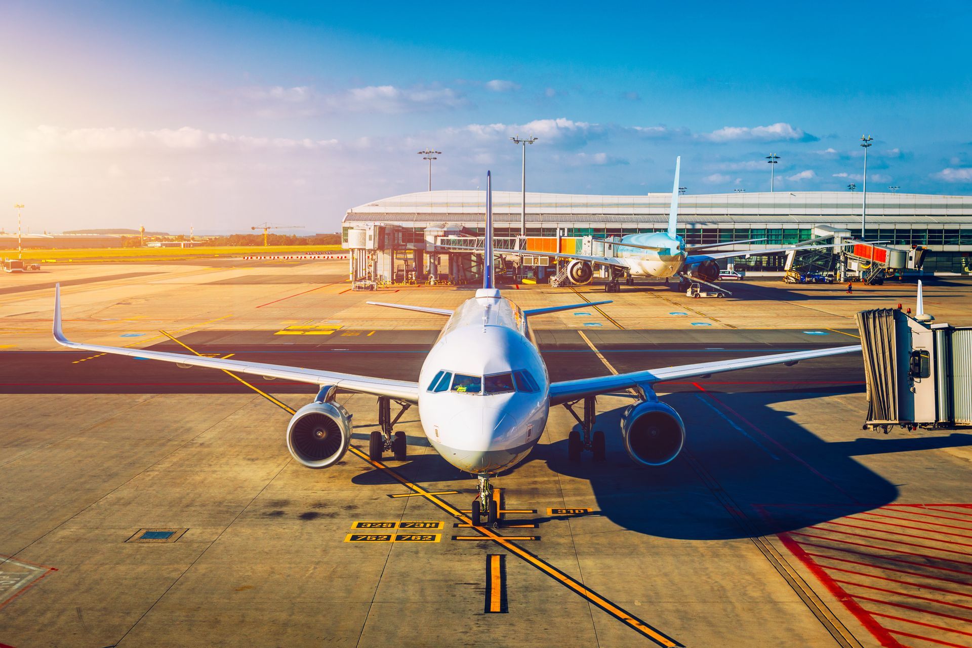aereo sulla pista di Malpensa