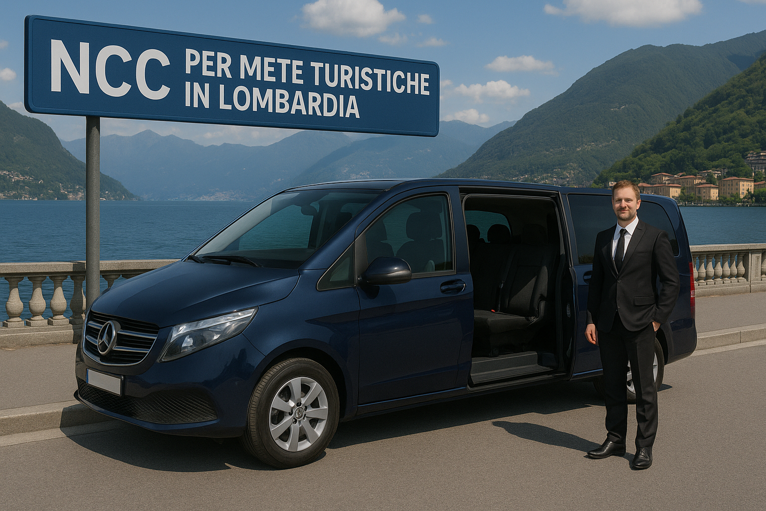 NCC per mete turistiche Lombardia