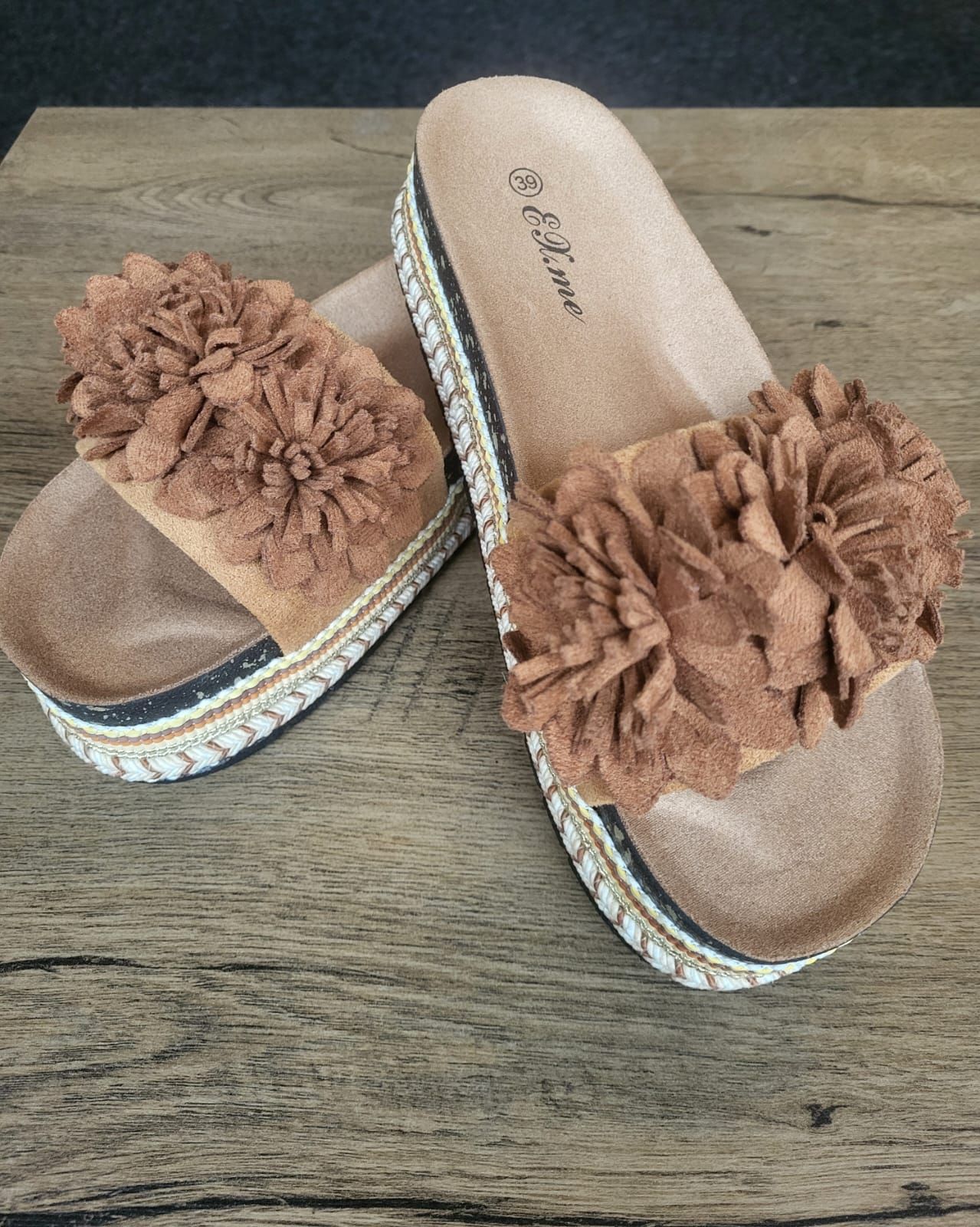 Dames Ibiza Slipper Bruin